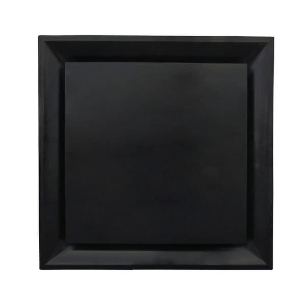 8 In Blk Celing Diffuser Plaque R6 Insulated
